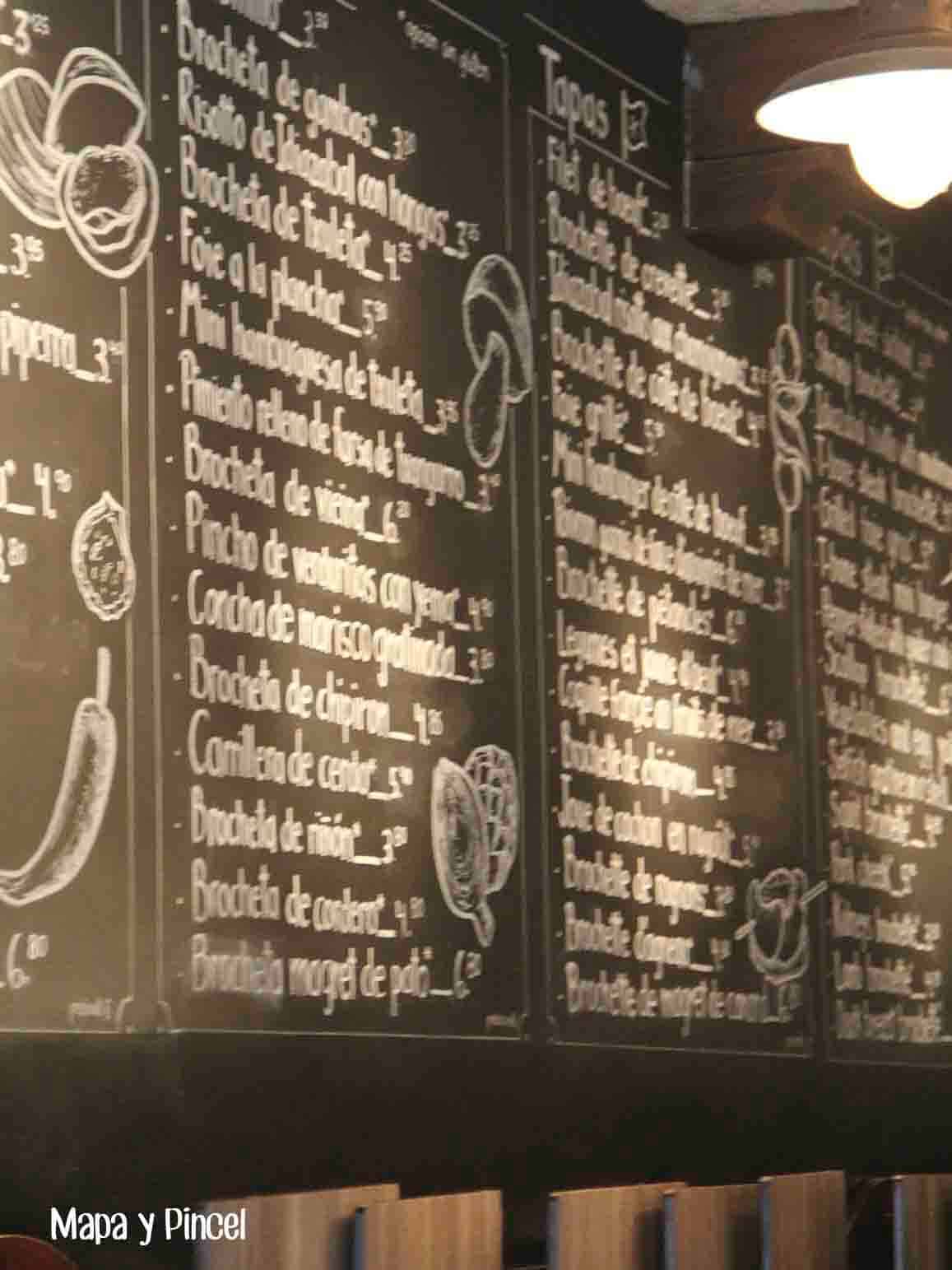 3. Mapa y Pincel_ San Sebastián_Gastronomía_Zona Vieja_Taberna Gandarias_14