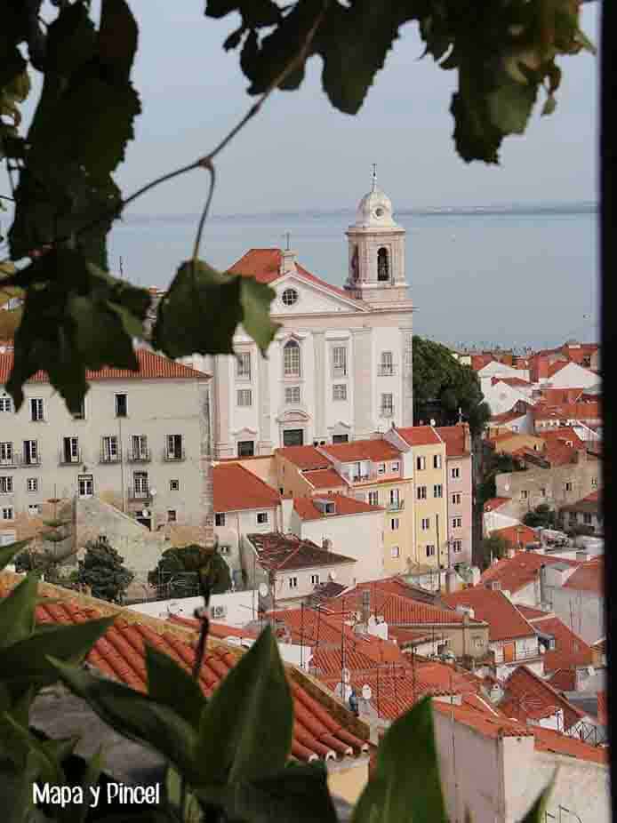 Mapa_y_Pincel_Lisboa_barrio_a _barrio _Alfama_Mirador_de_Santa_Luzia