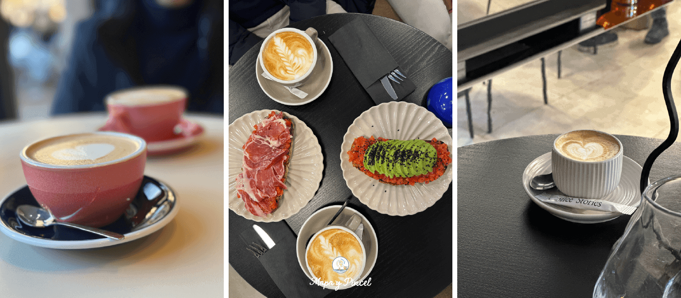 Desayuno en Coffee Stories junto a la Catedral de Oviedo